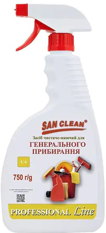 Засіб для чищення SAN CLEAN PROF для генерального збирання 750 г (4820003544358)