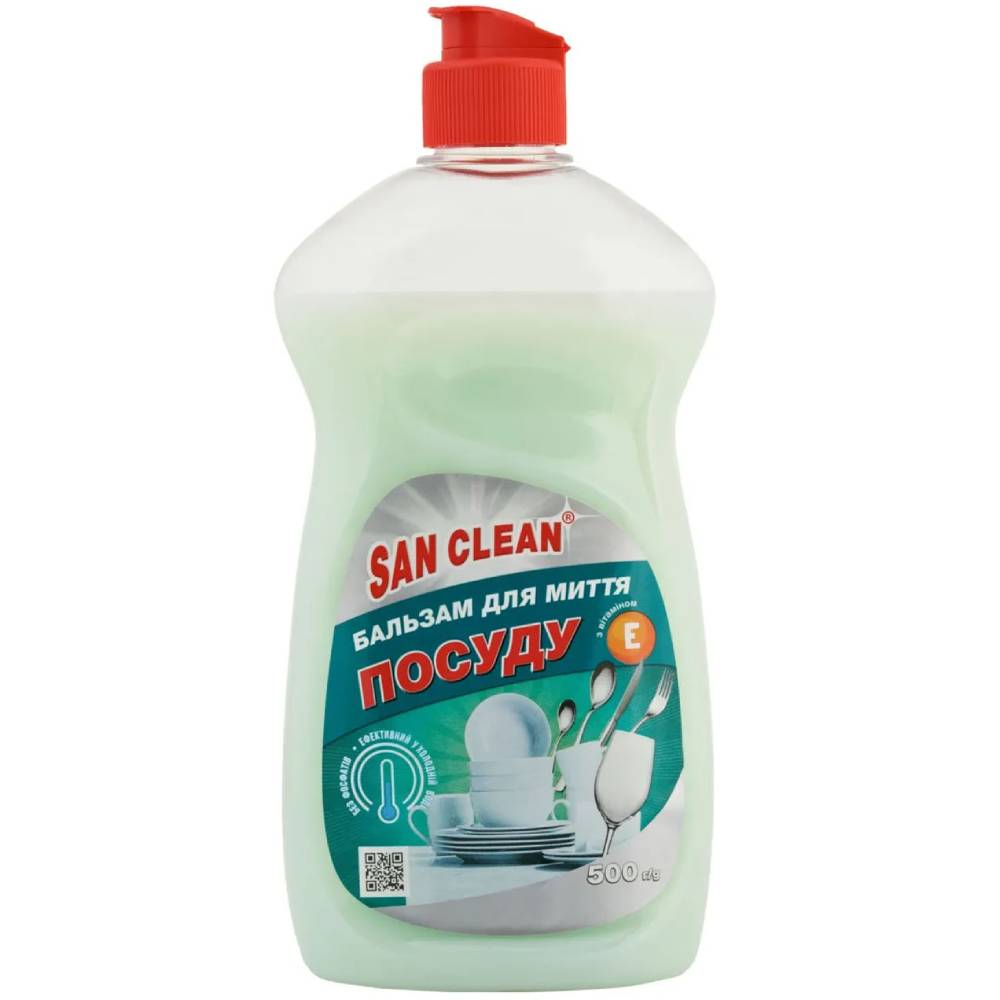 Средство для мытья посуды SAN CLEAN 500 г (4820003543955)