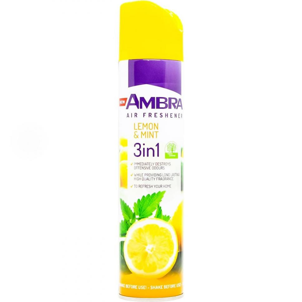 Освежитель воздуха AMBRA 300 мл Lemon Mint (4770416342341)