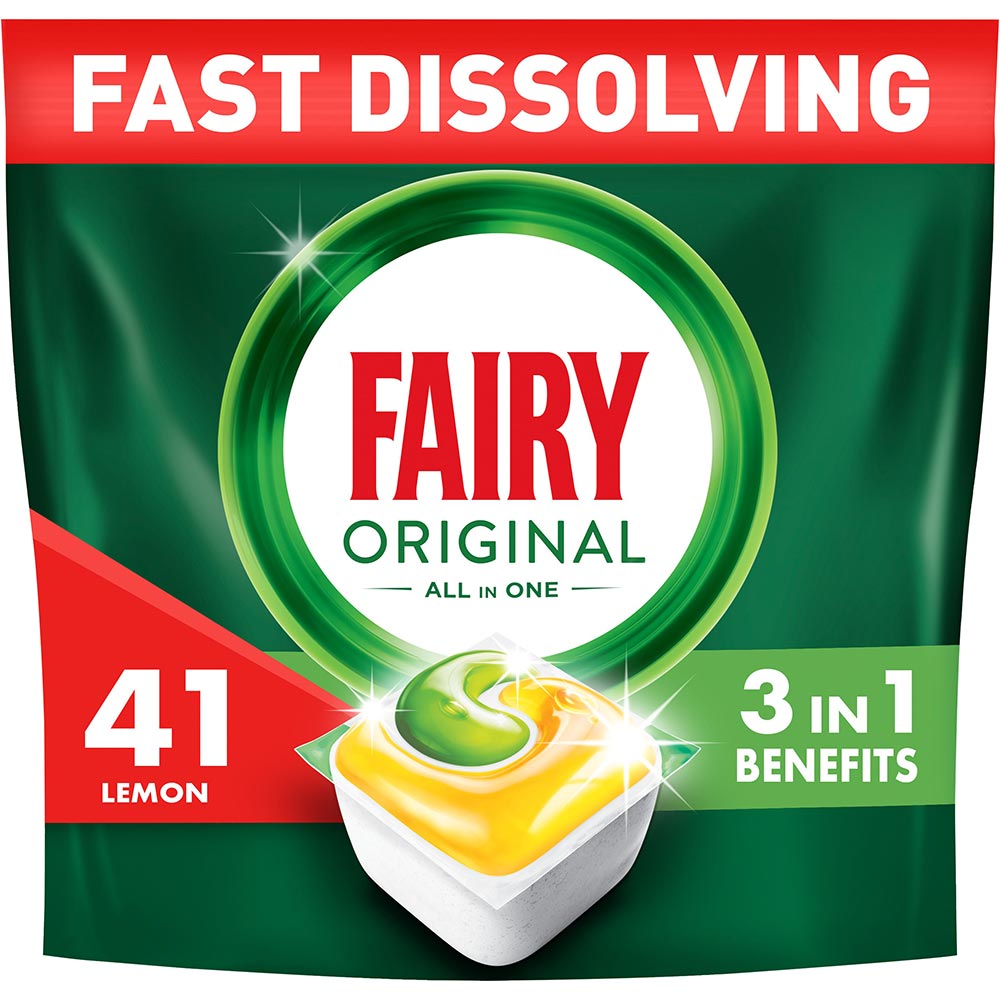 Капсулы для посудомоечной машины FAIRY Original Все-в-1 41шт (80782613)