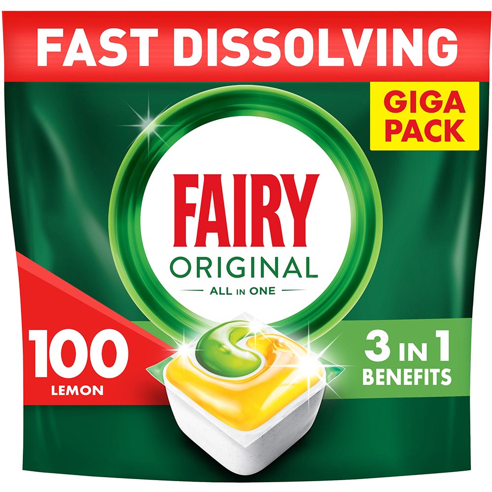 Капсулы для посудомоечной машины FAIRY Original Все-в-1 100шт (80782612)
