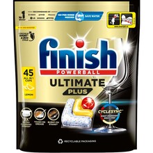 Капсули для посудомийних машин FINISH Ultimate Plus Lemon 45 шт (5908252010998)