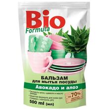 Засіб для миття посуду BIO FORMULA Авокадо та Алое 500 мл (4823015900020)