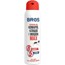 Аэрозоль от комаров и клещей BROS MAX 90 мл (5904517065185/5904517324572)