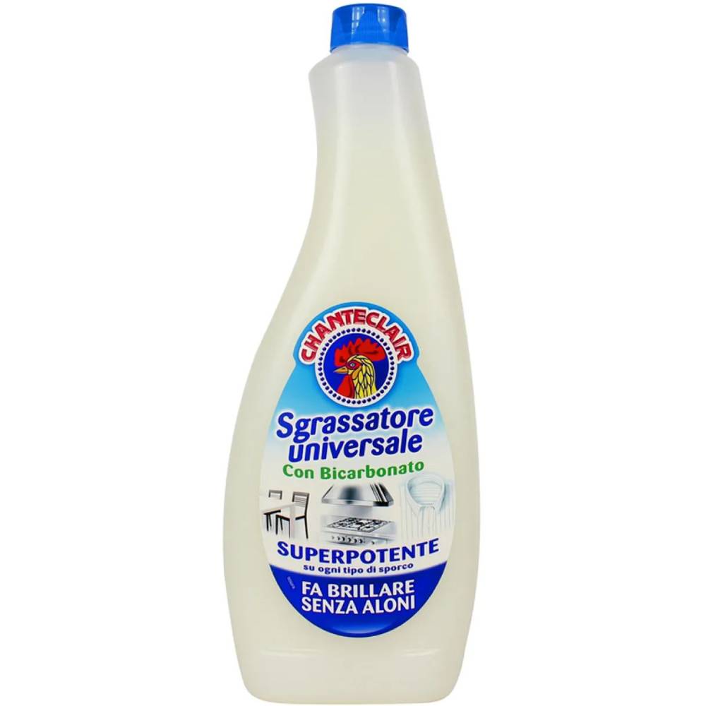 Универсальное моющее средство CHANTECLAIR Sgrassatore Bicarbonato С бикарбонатом Запаска 600мл (8015194523015)