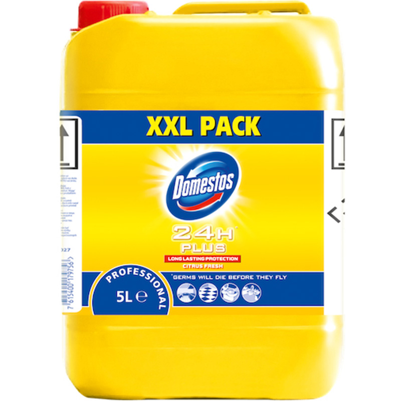 Универсальное моющее средство DOMESTOS Professional Цитрус с дезинфицирующим эффектом 5 л (7615400179756)