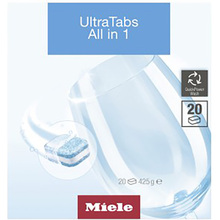 Таблетки для посудомоечных машин MIELE UltraTabs All in 1 20 шт. (21995561EU3)