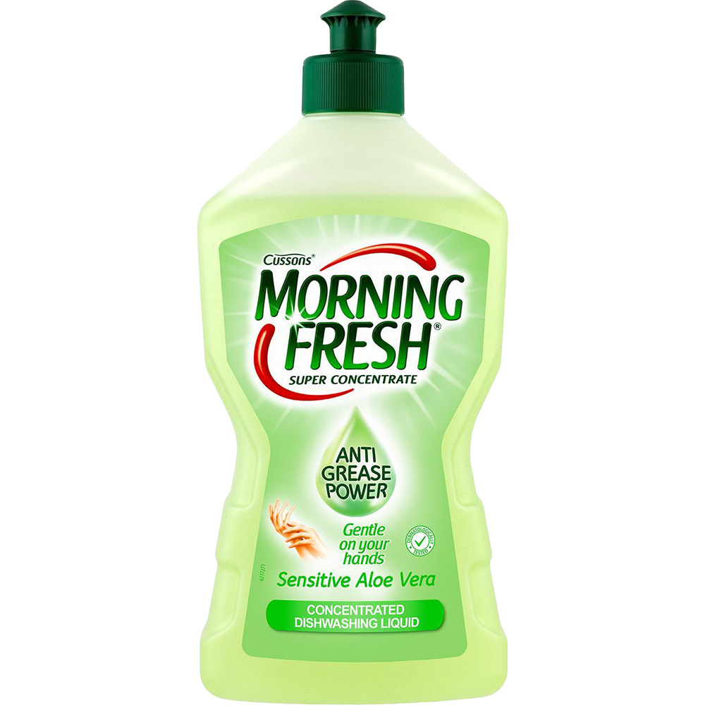 Засіб для миття посуду Morning Fresh Sensitive Aloe Vera 450 мл (5900998022983/5000101509650)
