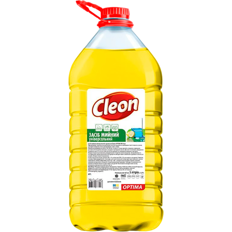 Засіб для миття посуду CLEON Лимон 5 л (4820289450176)