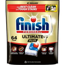 Таблетки для посудомийних машин FINISH Ultimate Plus 64 шт (5900627119688)