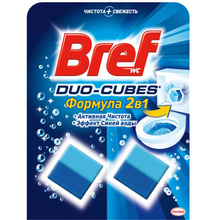 Чистящие кубики для унитаза BREF Дуо–Куб 100г (9000100897242)