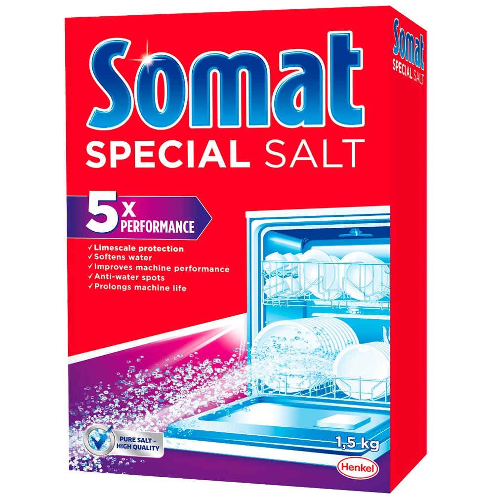 

Соль SOMAT 3X действие 1.5кг (9000100147293), сіль 3X дія 1500 г