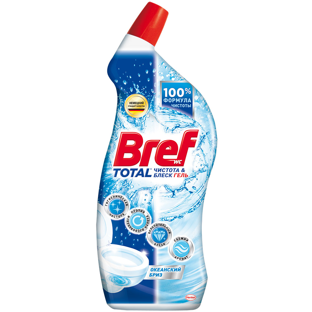 

Гель BREF WC-клинер Океан 0.7л (9000101311730), WC-клінер Гель Океан 9000101311730 0.7л