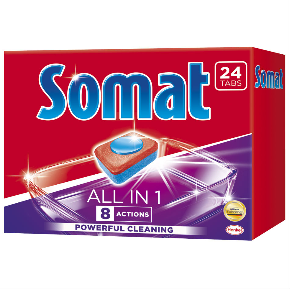 

Таблетки SOMAT All in one (24) (9000101347814), Все в 1 (24) 9000101347814