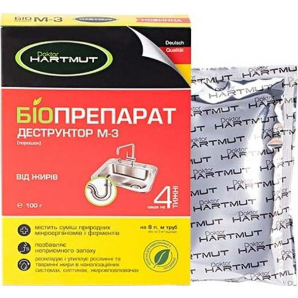 Біопрепарат-деструктор DOKTOR HARTMUT М-3 (4260349572026)