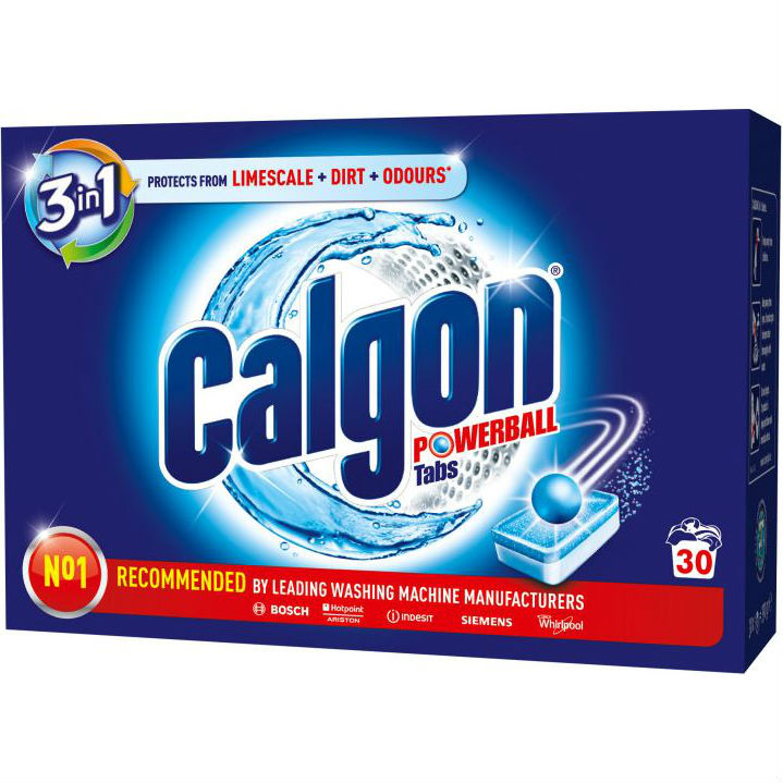 

Таблетки CALGON 3-in-1 30 шт (5011417544150), 3-in-1, tabs, 30 pcs