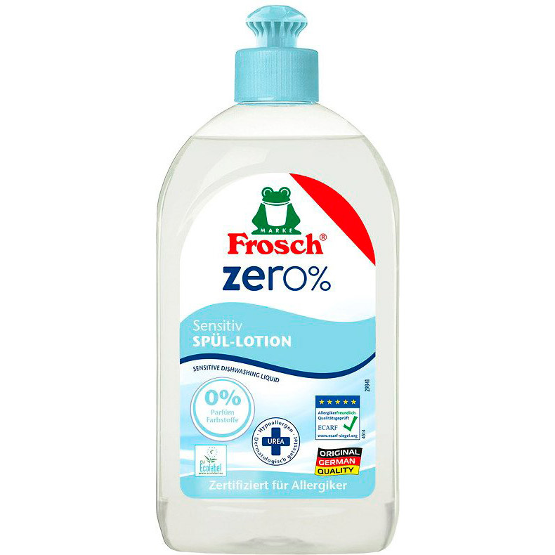 Бальзам для мытья посуды FROSCH ZERO Sensitive 500 мл (4009175947635) Бальзам для мытья посуды FROSCH ZERO Sensitive 500 мл (4009175947635)