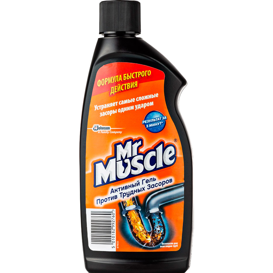 Гель для прочистки труб MR MUSCLE 500 мл (5010182992760)