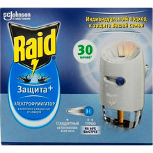 Электрофумигатор RAID Защита+ на 30 ночей (5000204141146)