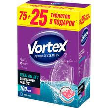 Таблетки для посудомоечных машин Vortex 100 шт (4823071623093)