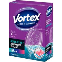 Таблетки для посудомийних машин Vortex 60 шт (4823071618600)
