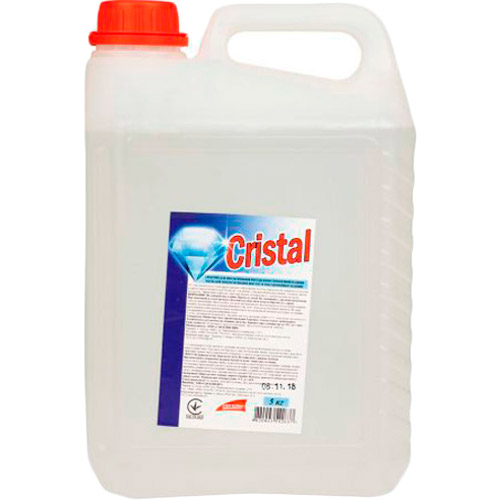 

Средство для ополаскивания посуды Сан Клин Cristal 5 л (4820003542637), Cristal Засіб для ополіскування посуду у посудом.