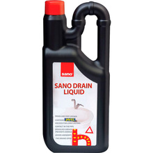 Средство для очистки водостоков Sano Drain Liquid 1 л (7290012117916)