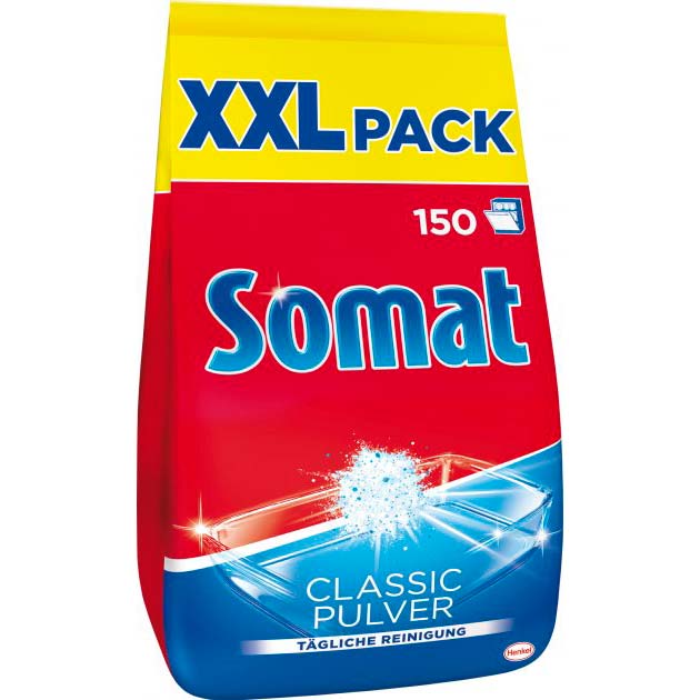 

Порошок для мытья посуды в посудомоечной машине Somat Classic 3 кг (9000101023398), Порошок Класік 3000г