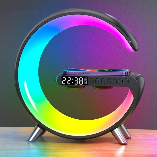 Настільна смарт лампа-нічник G-SMART RGB 15W Light Sound Machine Black (RGB-GBtb) Тип настільна лампа