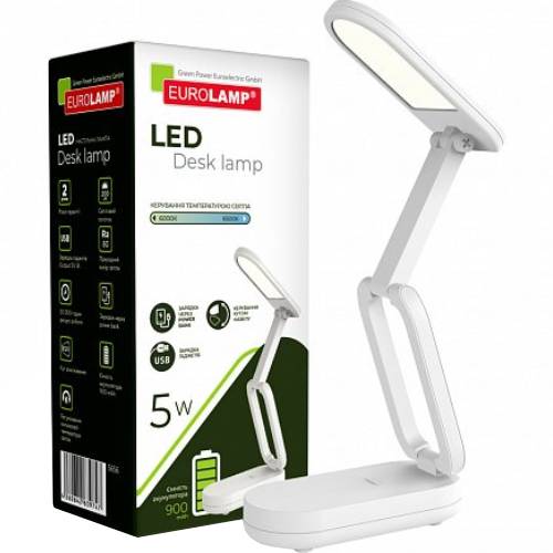 Світильник EUROLAM LED SMART 5W White (LED-TLB-5W(white)) Тип вимикача кнопка