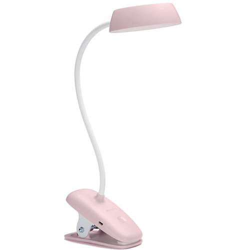 Настільна лампа PHILIPS LED Reading Desk lamp Donutclip 3W 4000K Pink (929003179627)