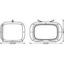 Ночник LEDVANCE NIGHTLUX TOUCH LED 2,5W Retro TV (4058075602137)