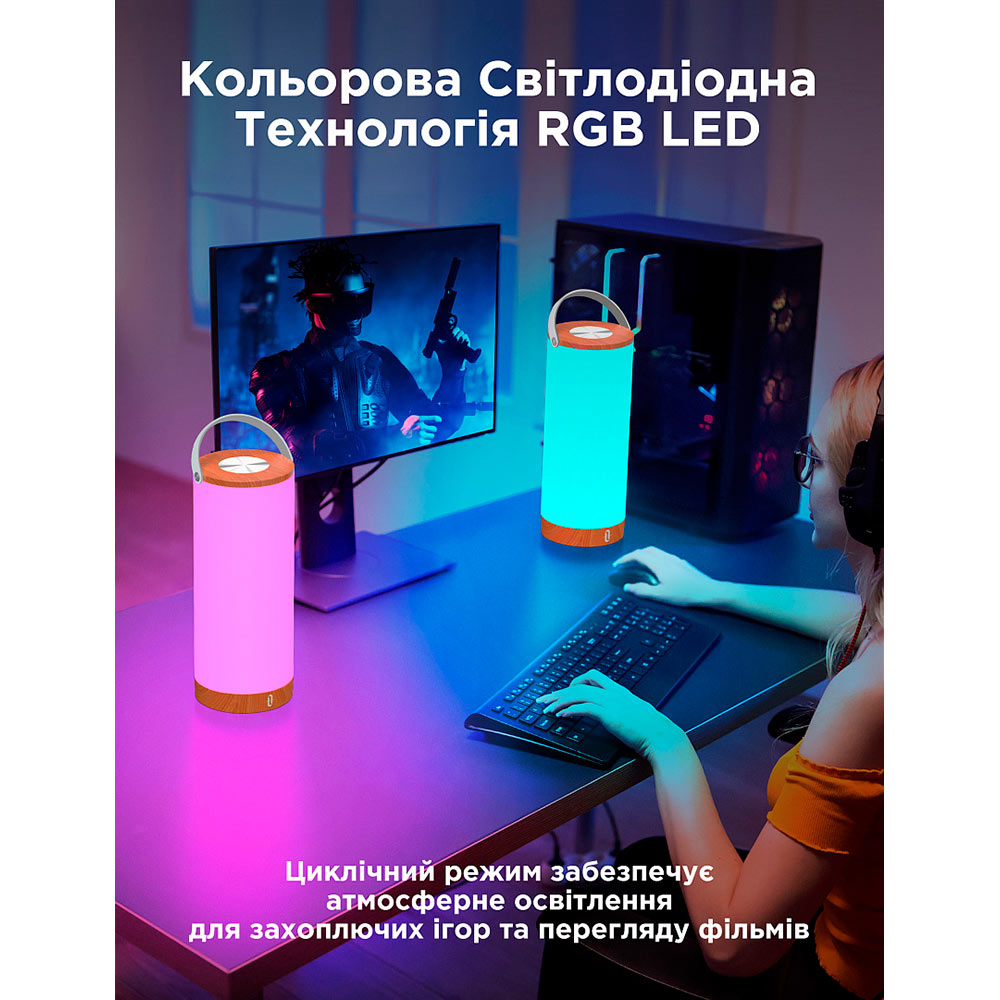 Внешний вид Настольная лампа TAOTRONICS TT-DL23 Pro RGB LED Portable Lamp (78-03010-451)