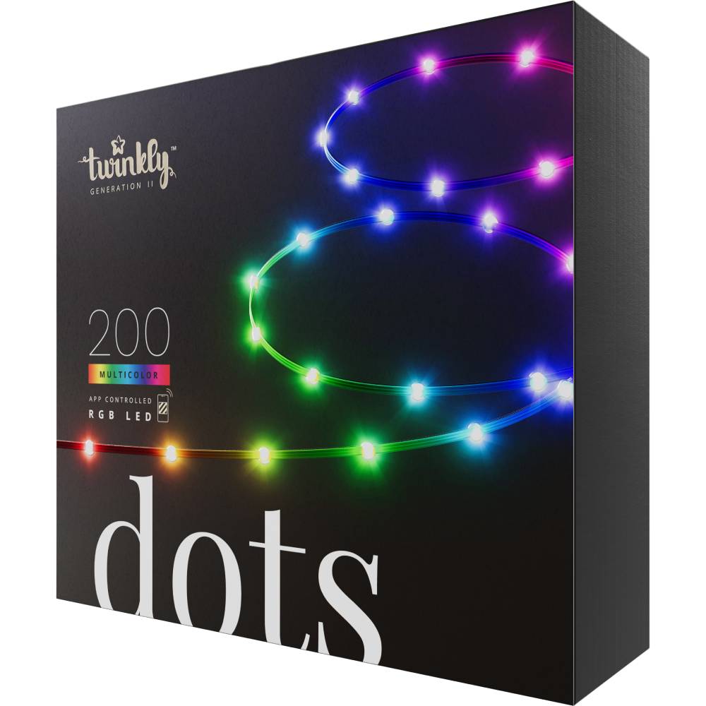 Гирлянда TWINKLY Smart LED Twinkly Dots Lights RGB 200 Gen II (TWD200STP-BEU) Тип гирлянда