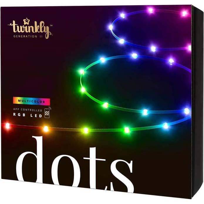 Гірлянда TWINKLY Smart LED Twinkly Dots Lights RGB 400 Gen II (TWD400STP-TEU) Тип вимикача кнопка