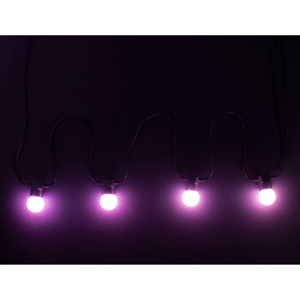 Зображення Гірлянда TWINKLY Smart LED Twinkly Festoon RGB 20 G45 Gen II (TWF020STP-BEU)