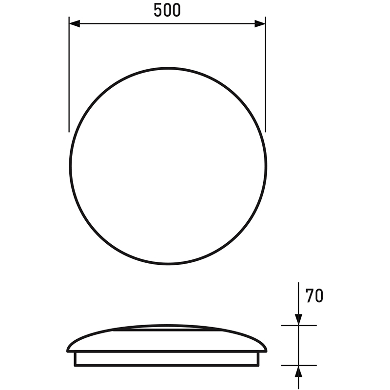Светильник EUROLAMP Smartlight 72W з пультом керув.(Коло) LED-SL-72W-N17(deco) Цвет белый