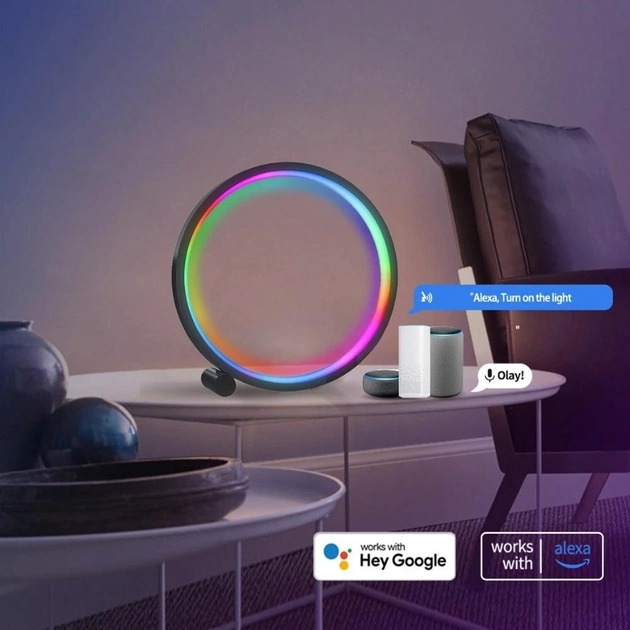 Ночник INSPIRE RGB SAL-052 10W 46led Bluetooth Цвет черный