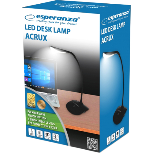 Настольная лампа ESPERANZA Acrux Black (ELD103K) Тип выключателя на изделии