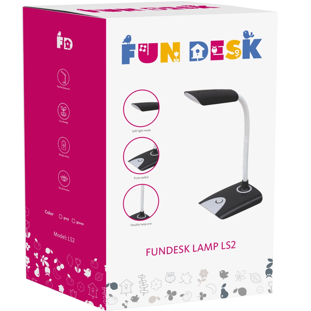 Зовнішній вигляд Лампа настільна FUNDESK LS2 Grey