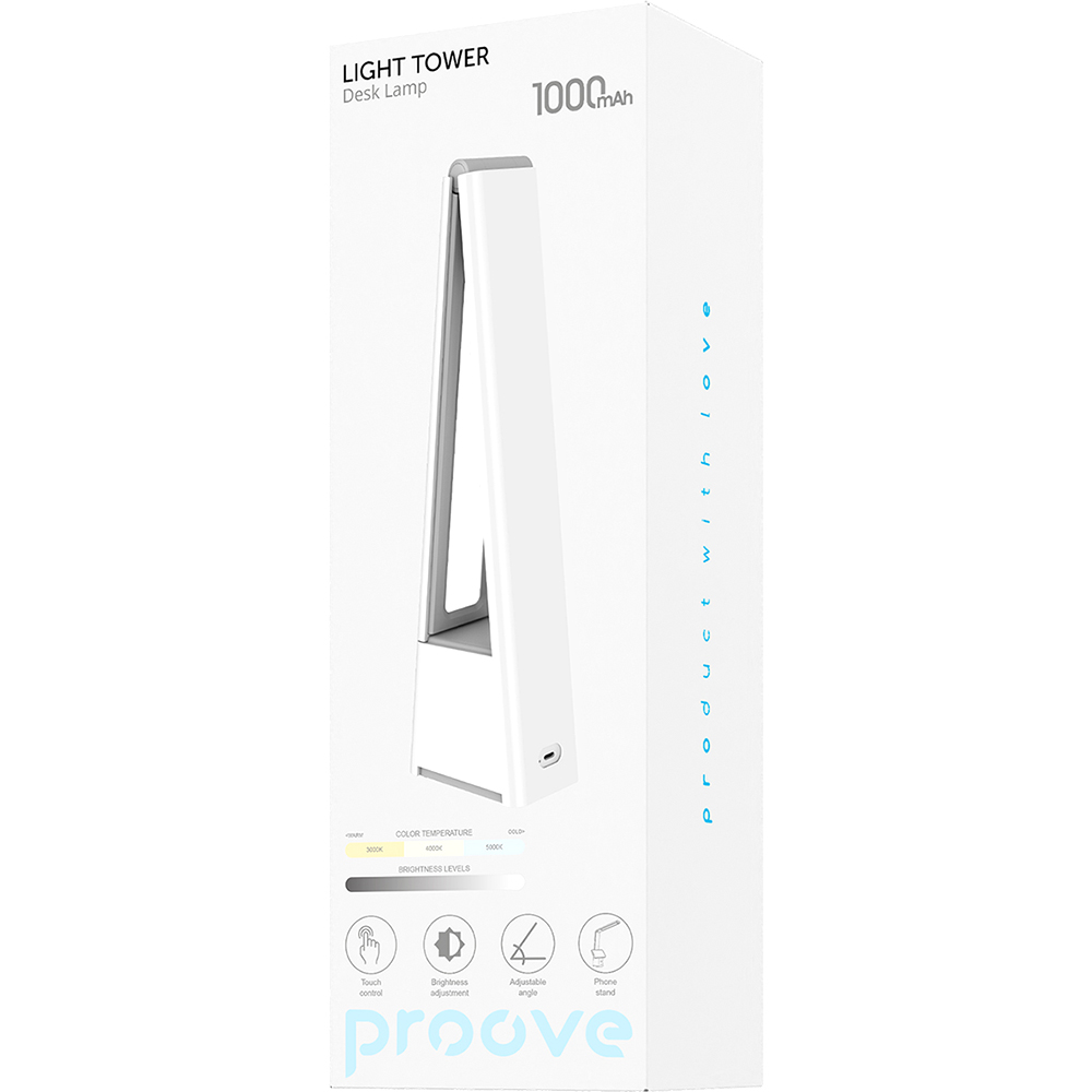 Внешний вид Настольная лампа PROOVE Light Tower White (57494)