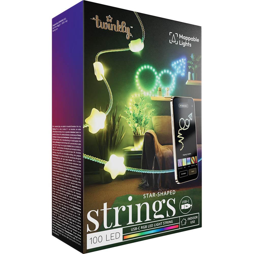 Гірлянда TWINKLY Smart LED Strings Star RGB 100 6м (TWKS100RGB-T)