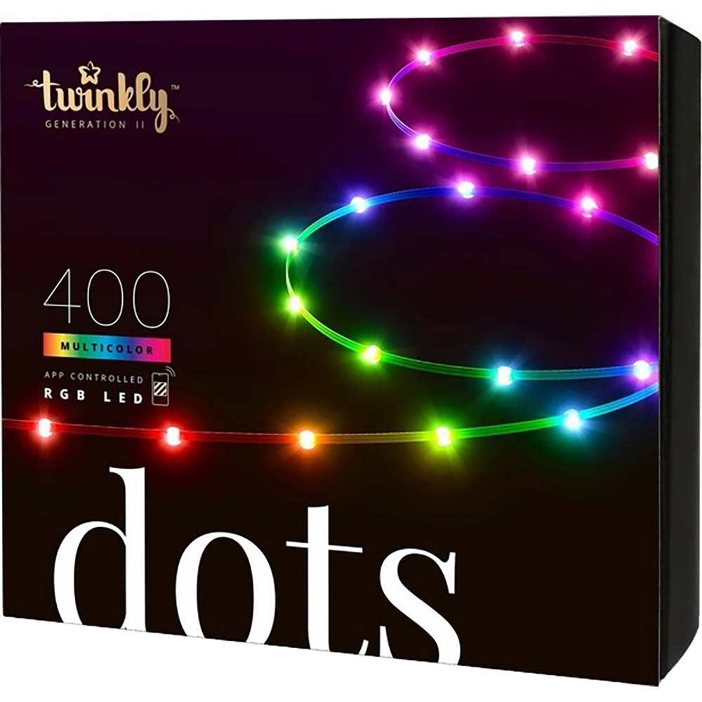 Гірлянда TWINKLY Smart LED Dots Lights RGB 400 20м (TWD400STP-BEU)