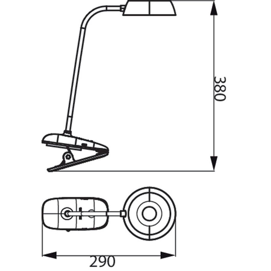 Настільна лампа PHILIPS Donutclip 1200 мАг USB-A White (929003179727) Тип живлення акумулятор