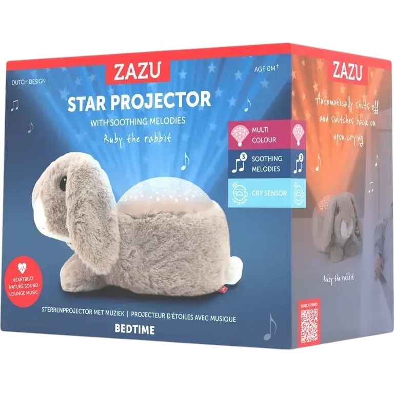 В Україні Іграшка-нічник ZAZU кролик RUBY з проектором (ZA-RUBY-01)