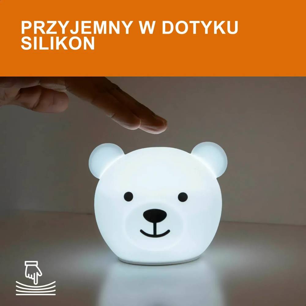 Заказать Ночник Zazu Bor силиконовый Многоцветный (ZA-BOR-01)