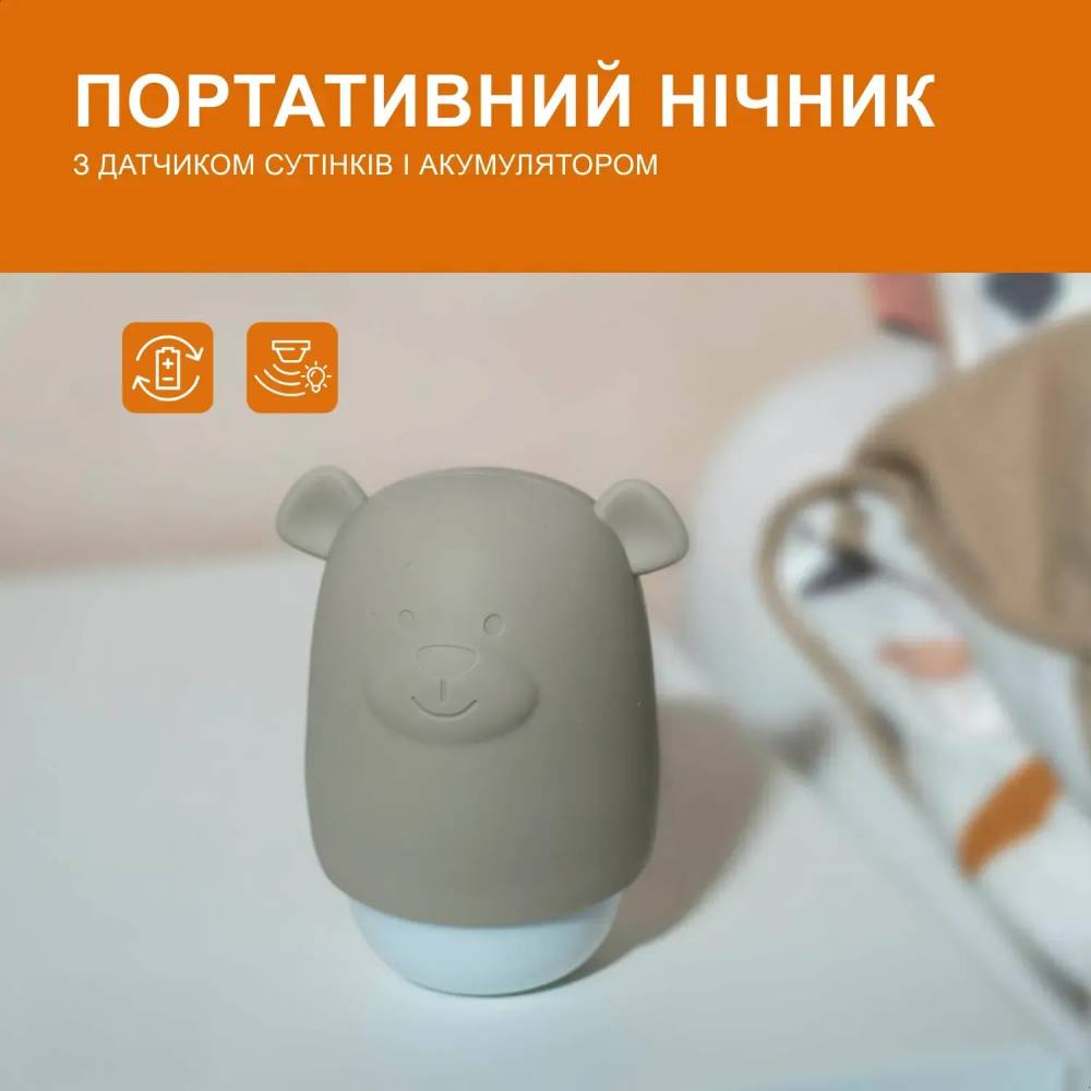 Фото Ночник Zazu Benny Grey (ZA-BENNY-01)