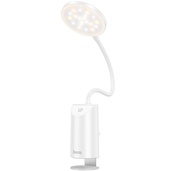 Настольная лампа HOCO HX10 Clip table lamp White (6942007646628) Тип выключателя сенсор