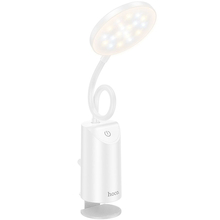 Настольная лампа HOCO HX10 Clip table lamp White (6942007646628)