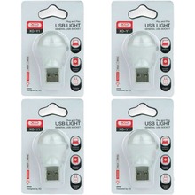 USB Лампа XO Y1 1W 4 шт White (Y1-4)